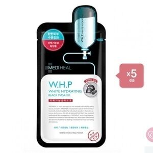 Mediheal W.H.P. White Hydrating Black Mask EX | Set of 5